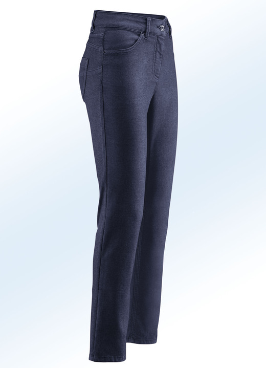 - Buikcorrigerende jeans, in Größe 017 bis 052, in Farbe MARINE Ansicht 1
