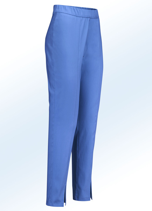 Broeken - Broek met trendy beensplitten, in Größe 018 bis 052, in Farbe KONINGSBLAUW Ansicht 1