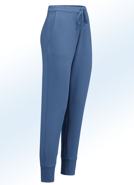 SALE % - Jerseyhose im stadttauglichen Joggpant-Style, in Größe 017 bis 052, in Farbe JEANSBLAU Ansicht 1