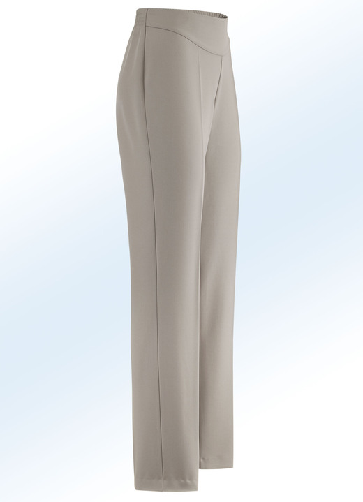 Broeken - Broek met elegante snit, in Größe 018 bis 235, in Farbe TAUPE Ansicht 1