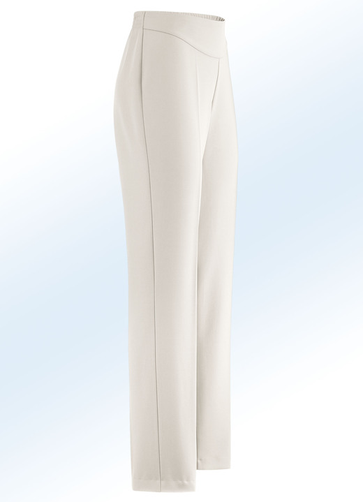 Broeken - Broek met elegante snit, in Größe 018 bis 235, in Farbe LICHTBEIGE Ansicht 1