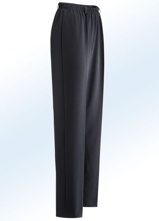 Broeken met elastische band - Klassieke broek Broeken met elastische band - Klassieke broek, in Größe 019 bis 245, in Farbe ZWART