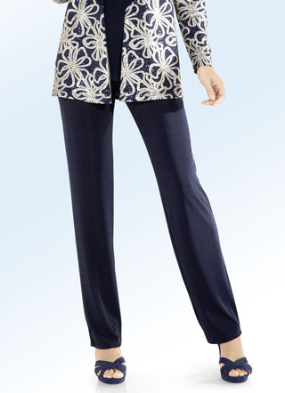 Broek met elegante glans