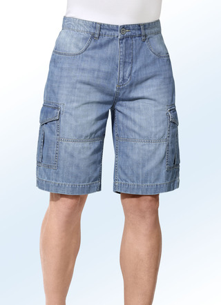 Bermuda met cargozakken in 2 kleuren