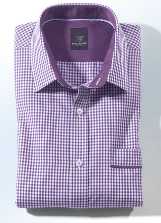 Milano Itali&euml shirt in korte en lange mouwen in 4 kleuren