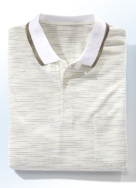 - Poloshirt met gebreide kraag, in Größe 046 bis 062, in Farbe NATUURLIJKE OLIJF