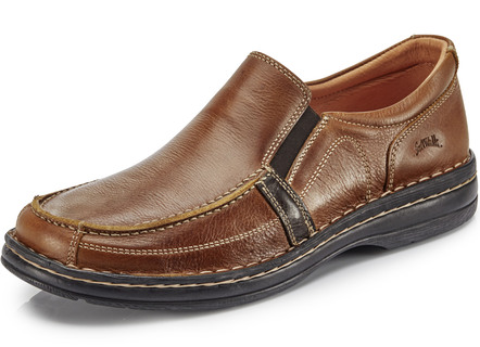 Pantoffels met contrasterende inzetstukken