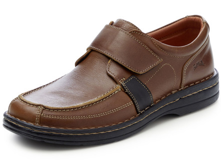 Pantoffels met contrasterende inzetstukken