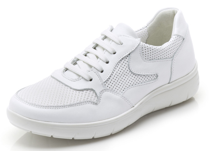 - Toosoft sneakers in een materiaalmix, in Größe 036 bis 042, in Farbe WIT Ansicht 1