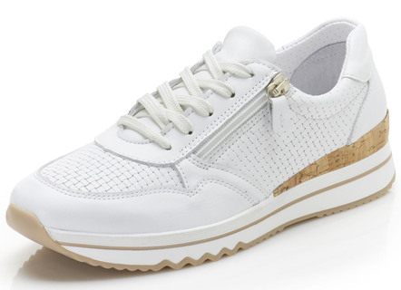 ELENA EDEN Sneaker met vetersluiting en zijrits