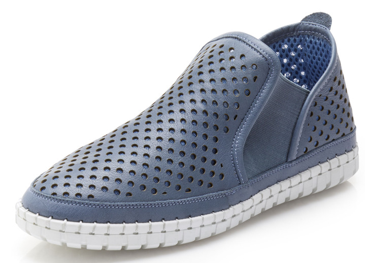 - Gemini laarsje in luchtig design, in Größe 036 bis 042, in Farbe JEANS Ansicht 1
