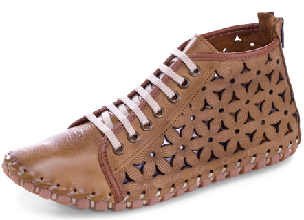 Gemini bootie met praktische hielrits