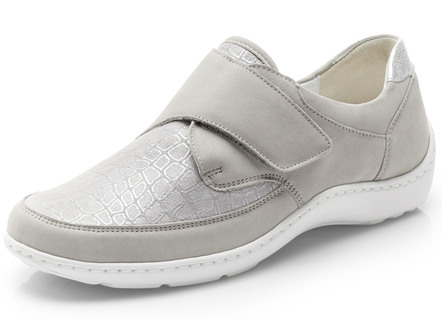 Waldläufer loafer met elastische inzet in de bal van de voet.