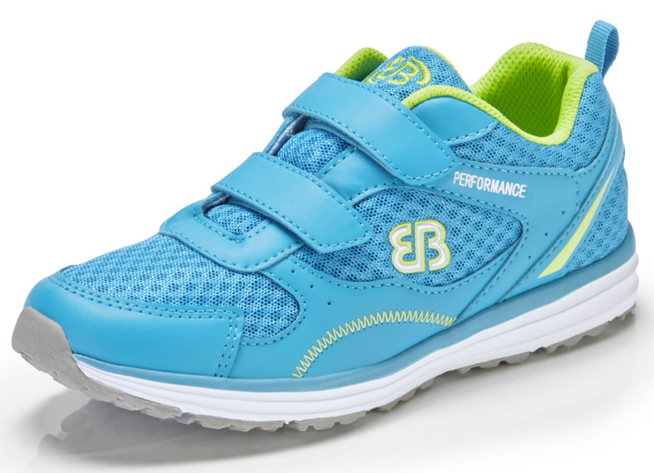 - Slippers met contrasterende biezen, in Größe 036 bis 042, in Farbe TURQUOISE Ansicht 1