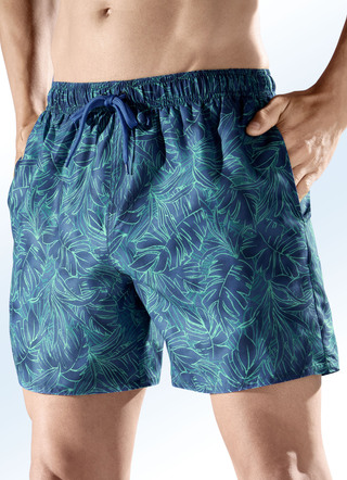 Zwemshort, allover print, microvezel