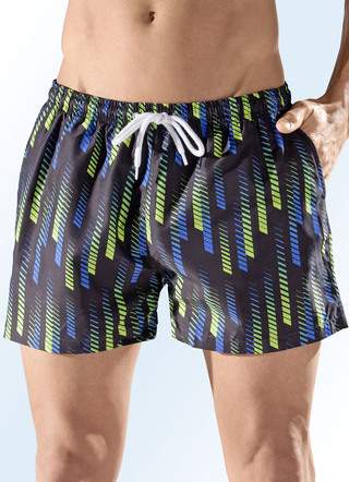 Zwemshort, achterzak met klittenband, microvezel
