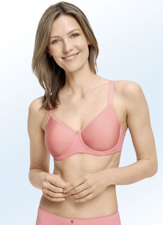 BH met beugel - Susa beugelbeha met spacercups, in Größe 075 bis 100, in Cup B, in Farbe ABRIKOOS Ansicht 1