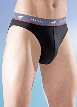 Driedelige Mustang-slip, uni