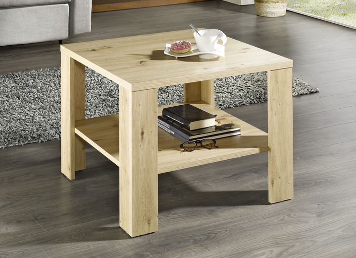 Salontafels - Salontafel met grote opbergruimte, in Farbe WILD EIKEN, in Ausführung rechthoekig Ansicht 1