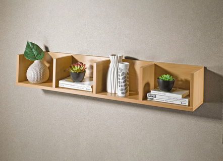 Plank in imitatie houtstructuur
