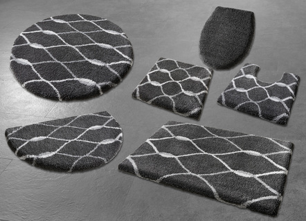 Badmattenset met antislip-onderkant