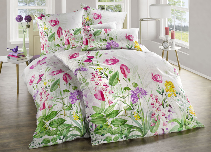 - Beddengoedset met indrukwekkende motieven, in Größe 111 (40/80 cm + 135/200 cm) bis 115 (80/80 cm + 155/220 cm), in Farbe MULTICOLOR