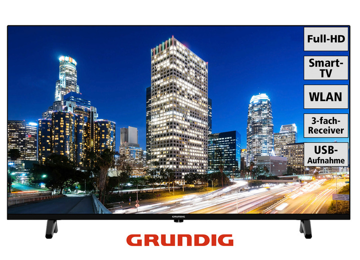- Grundig 32GHB6100 Madrid Full HD LED-TV, in Farbe ZWART Ansicht 1