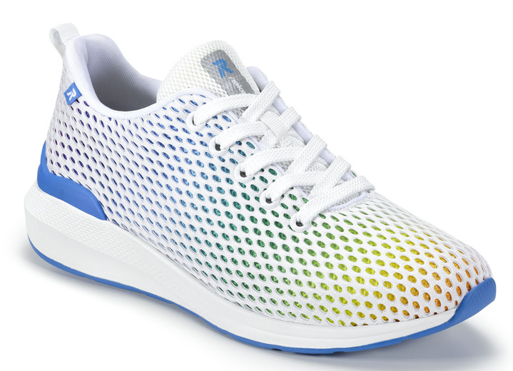 - Rieker sneakers met regenboog kleurverloop, in Größe 036 bis 042, in Farbe WIT-MULTICOLOR Ansicht 1