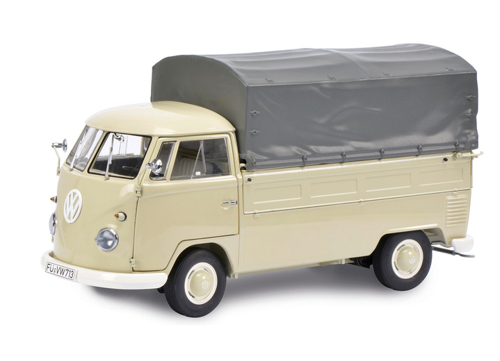 Collectors item - VW T1 dieplader met dekzeil, in Farbe BEIGE