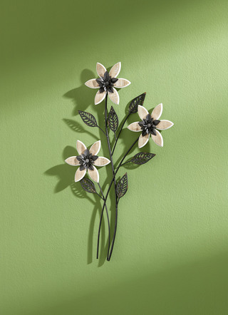Charmante metalen wanddecoratie