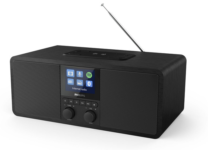 - Internetradio Philips TAR8805/10 voor nog meer entertainment, in Farbe ZWART Ansicht 1
