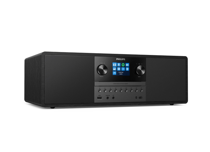 Muziekapparaten - Philips TAM6805/10 stereosysteem met internetradio, in Farbe ZWART