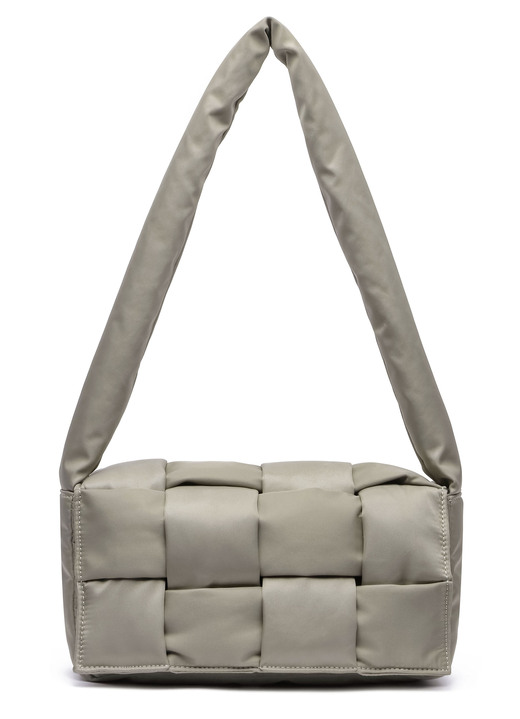 - Collezione Alessandro tas gemaakt van delicaat glanzend textielmateriaal, in Farbe TAUPE Ansicht 1