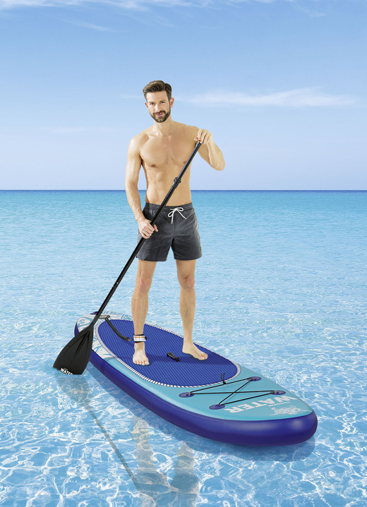 Fitness - MAXXMEE Opblaasbaar Stand Up Paddle Board, in Farbe BLAUW Ansicht 1