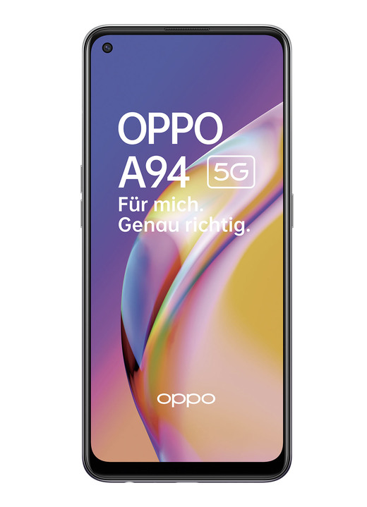 - oppo A94-smartphone, in Farbe ZWART Ansicht 1
