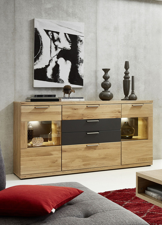 met LED-verlichting en massief fronten - Sideboards | BADER