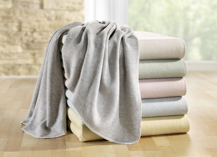 Borbo - Comfortabele katoenen deken, in Farbe GOUD Ansicht 1