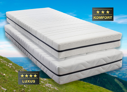 7-zone vat pocketvering kernmatras serie van fan