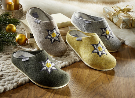 Slippers met anatomisch gevormd voetbed