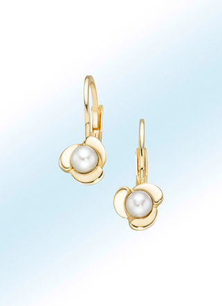 Bloem design oorbellen