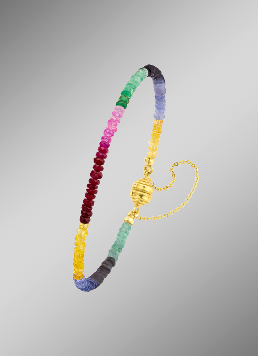 - Multi Safir-set, in Farbe , in Ausführung Armband Ansicht 1