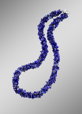 Gedraaide ketting met lapis lazuli