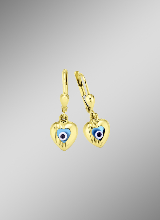 - Oorbellen Magic Eye met glazen steentjes, in Farbe  Ansicht 1