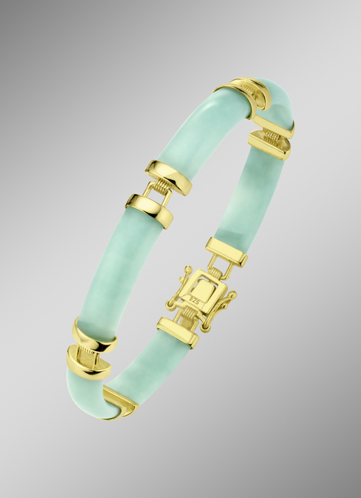 - Moderne armband met echt Amazoniet, in Farbe  Ansicht 1