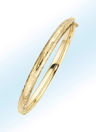 Een grote blikvanger! Armband met Weense gravure