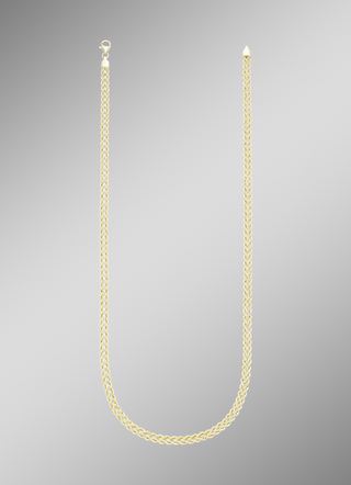 Koordkettingset van fijn goud 585/-