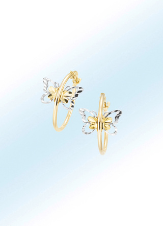 Speelse creoolse vlinders in bicolor