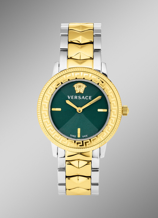 Partner horloges - Versace-Swiss-Made-Quartz-Patner Horloges, in Farbe , in Ausführung Dameshorloge Ansicht 1