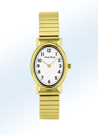 Para-Quartz horloge voor dames met roestvrijstalen kast