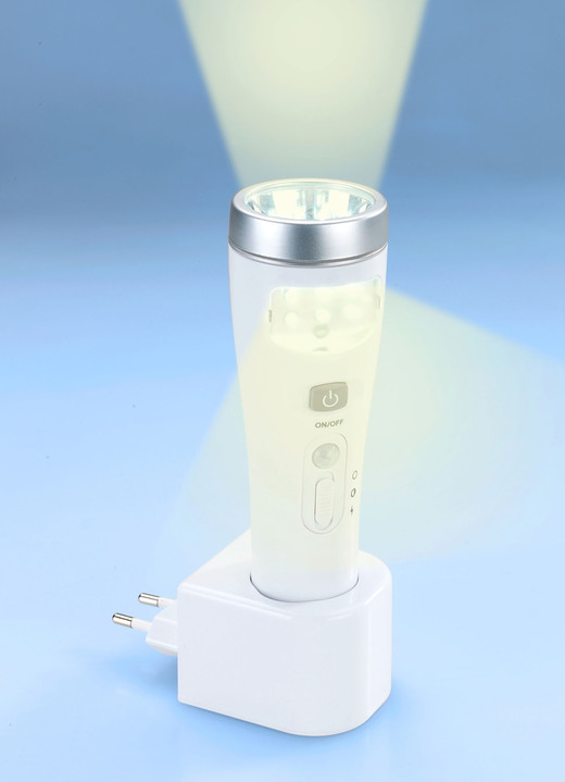 - LED-Nachtlicht und Handleuchte, 2-in-1 Leuchte, in Farbe WEISS Ansicht 1